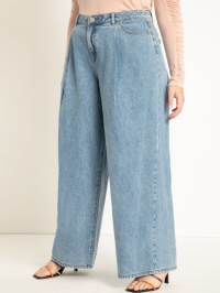 Wide Leg Jean in Light Wash XL