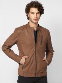 Brown Pure Leather  Jacket