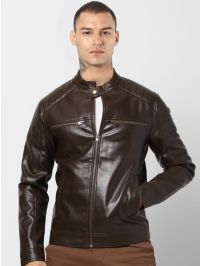 Brown Biker Jacket