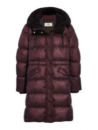 Bordeaux Long Puffer Jacket